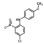 CAS 登录号：6373-69-9， 4-氯-N-(4-甲氧基苯基)-2-硝基苯胺