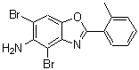 CAS 登录号：637302-94-4， 4,6-二溴-2-(2-甲基苯基)-1,3-苯并恶唑-5-胺