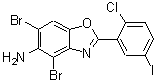 CAS 登录号：637303-17-4， 4,6-二溴-2-(2-氯-5-碘苯基)-1,3-苯并恶唑-5-胺