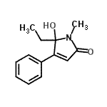 CAS#: 637332-40-2, 5-Ethyl-5-hydroxy-1-methyl-4-phenyl-1,5-dihydro-2H-pyrrol-2-one