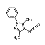 CAS 登录号：637335-93-4， 4-异氰酸-3,5-二甲基-1-苯基-1H-吡唑