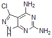 CAS 登录号：637338-77-3， 3-氯-1H-吡唑并[3,4-d]嘧啶-4,6-二胺