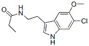 CAS 登录号：63762-75-4， N-[2-(6-氯-5-甲氧基-1H-吲哚-3-基)乙基]丙酰胺