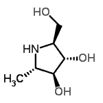 CAS#: 637771-89-2, (2S,3S,4S,5S)-2-(Hydroxymethyl)-5-methyl-3,4-pyrrolidinediol