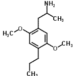 CAS 登录号：63779-88-4， 1-(2,5-二甲氧基-4-丙基苯基)-2-丙胺