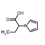 CAS#: 63794-75-2, 2-(1H-Pyrrol-1-Yl)Butanoic Acid