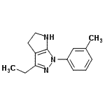 CAS#: 638131-68-7, 3-Ethyl-1-(3-methylphenyl)-1,4,5,6-tetrahydropyrrolo[2,3-c]pyrazole