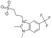 CAS#: 63815-85-0, 1,2-Dimethyl-3-Sulfopropyl-5-Trifluoromethylbenzimidazolium, Inner Salt