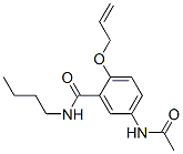 CAS#: 6382-49-6, 5-(Acetylamino)-2-(Allyloxy)-N-Butylbenzamide