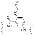 CAS#: 6382-51-0, 5-(Acetylamino)-2-(Allyloxy)-N-Sec-Butylbenzamide