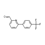 CAS 登录号：638214-10-5， 6-[4-(三氟甲基)苯基]-2-吡啶甲醛