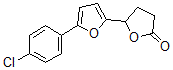 CAS 登录号：63825-14-9， 5-(5-(4-氯苯基-2-呋喃基))二氢-2(3H)-呋喃酮