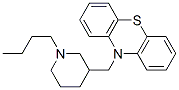 CAS 登录号：63833-97-6， 10-[(1-丁基-3-哌啶基)甲基]-10H-吩噻嗪