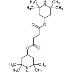 CAS 登录号：63834-17-3， 二(2,2,6,6-四甲基-4-哌啶基)琥珀酸盐