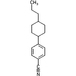 CAS 登录号：63834-44-6， 4-(4-丙基环己基)苯甲腈