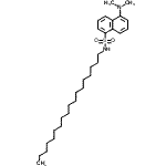 CAS#: 63839-19-0, 5-(Dimethylamino)-N-Octadecyl-1-Naphthalenesulfonamide