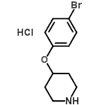 CAS 登录号：63843-58-3， 4-(4-溴苯氧基)哌啶盐酸盐(1:1)