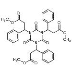 CAS 登录号：63856-18-8， 三甲基3,3',3''-(2,4,6-三氧代-1,3,5-三嗪烷-1,3,5-三基)三(3-苯丙酸酯)