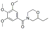 CAS 登录号：63868-66-6， 2-乙基-4-(3,4,5-三甲氧基苯甲酰基)吗啉