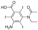 CAS 登录号：63881-24-3， 3-(乙酰基乙基氨基)-5-氨基-2,4,6-三碘苯甲酸