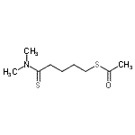 CAS#: 63881-65-2, S-[5-(Dimethylamino)-5-thioxopentyl] ethanethioate