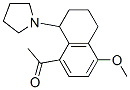 CAS#: 63886-60-2, 1-(8-Acetyl-5-Methoxy-1,2,3,4-Tetrahydronaphthalen-1-Yl)Pyrrolidine