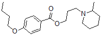 CAS#: 63916-68-7, 3-(2-Methylpiperidino)Propyl 4-Butoxybenzoate