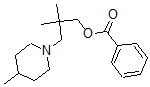 CAS 登录号：63916-77-8， 2,2-二甲基-3-(4-甲基哌啶基)丙基苯甲酸酯