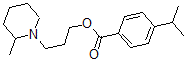 CAS 登录号：63916-93-8， 3-(2-甲基哌啶基)丙基 4-异丙基苯甲酸酯