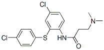 CAS#: 63917-35-1, N-[4-Chloro-2-[(4-Chlorophenyl)Thio]Phenyl]-3-(Dimethylamino)Propionamide