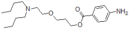 CAS 登录号：63917-75-9， 3-[beta-(二丁基氨基)乙氧基]丙基 4-氨基苯甲酸酯