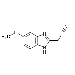 CAS#: 63928-15-4, (5-Methoxy-1H-benzimidazol-2-yl)acetonitrile