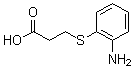 CAS#: 63928-26-7, 3-[(2-Aminophenyl)Thio]-Propanoic Acid