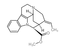 CAS 登录号：6393-66-4， Pleiocarpamine
