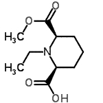 CAS 登录号：639461-89-5， (2S,6R)-1-乙基-6-(甲氧羰基)-2-哌啶羧酸