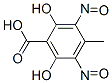 CAS 登录号：63980-10-9， 2,6-二羟基-3,5-二亚硝基对甲苯甲酸