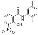 CAS 登录号：63981-16-8， N-(2,5-二甲基苯基)-2-羟基-3-硝基苯甲酰胺