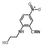 CAS#: 63989-40-2, 2-[(2-Hydroxyethyl)amino]-5-nitrobenzonitrile