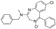 CAS#: 63991-69-5, 7-Chloro-N-Methyl-5-Phenyl-N-(Phenylmethyl)-3H-1,4-Benzodiazepin-2-Amine4-Oxide