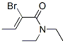 CAS 登录号：63992-51-8， N,N-二乙基-2-溴-2-丁烯酰胺