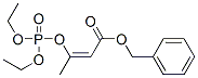 CAS 登录号：63992-57-4， 3-(二乙氧基亚膦酰氧基)-2-丁烯酸苄酯