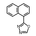 CAS 登录号：64001-71-4， 2-(1-萘基)-1,3,4-恶二唑