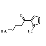 CAS 登录号：640285-93-4， 1-(1-甲基-1H-吡咯-2-基)-4-戊烯-1-酮