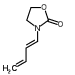 CAS#: 640287-79-2, 3-[(1E)-1,3-Butadien-1-yl]-1,3-oxazolidin-2-one