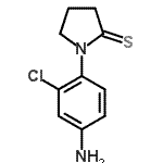 CAS#: 640288-02-4, 1-(4-Amino-2-chlorophenyl)-2-pyrrolidinethione