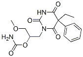 CAS#: 64038-13-7, 1-[2-(Aminocarbonyloxy)-3-Methoxypropyl]-5-Ethyl-5-Phenylbarbituric Acid