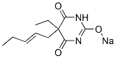 CAS#: 64038-21-7, 5-Ethyl-5-(2-Pentenyl)-2-Sodiooxy-4,6(1H,5H)-Pyrimidinedione