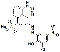 CAS#: 6404-46-2, Sodium 4-[(3-Chloro-2-Hydroxy-5-Nitrophenyl)Azo]-1H-Naphtho[1,8-De]-1,2,3-Triazine-6-Sulphonate