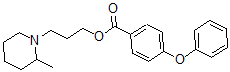 CAS 登录号：64050-40-4， 3-(2-甲基哌啶基)丙基 4-苯氧基苯甲酸酯