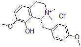 CAS#: 64057-59-6, (1R)-8-Hydroxy-7-methoxy-1-(4-methoxybenzyl)-2,2-dimethyl-1,2,3,4-tetrahydroisoquinolinium chloride